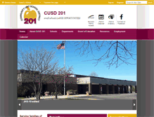 Tablet Screenshot of cusd201.org